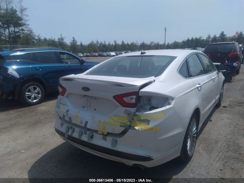 2013 FORD FUSION TITANIUM HYBRID - 3FA6P0RU2DR277126