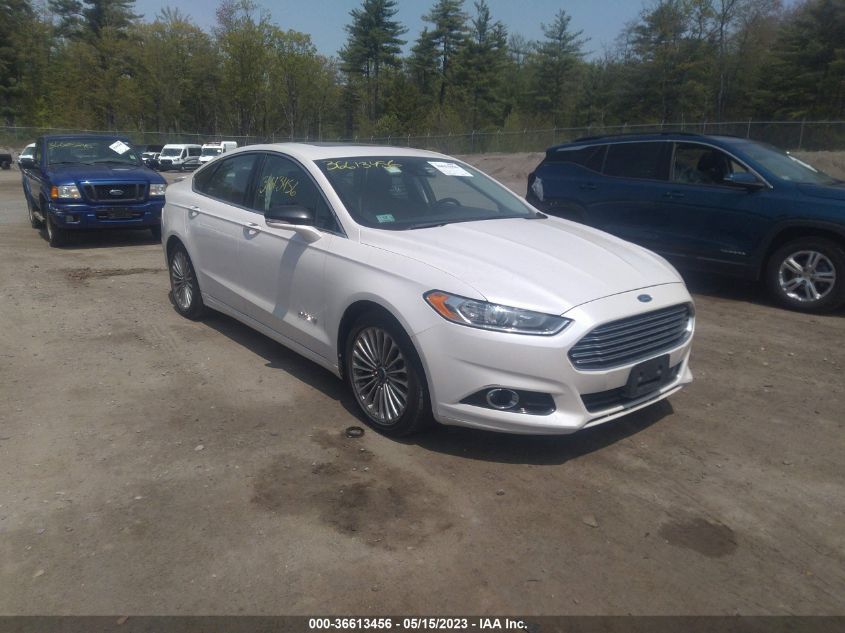 2013 FORD FUSION TITANIUM HYBRID - 3FA6P0RU2DR277126