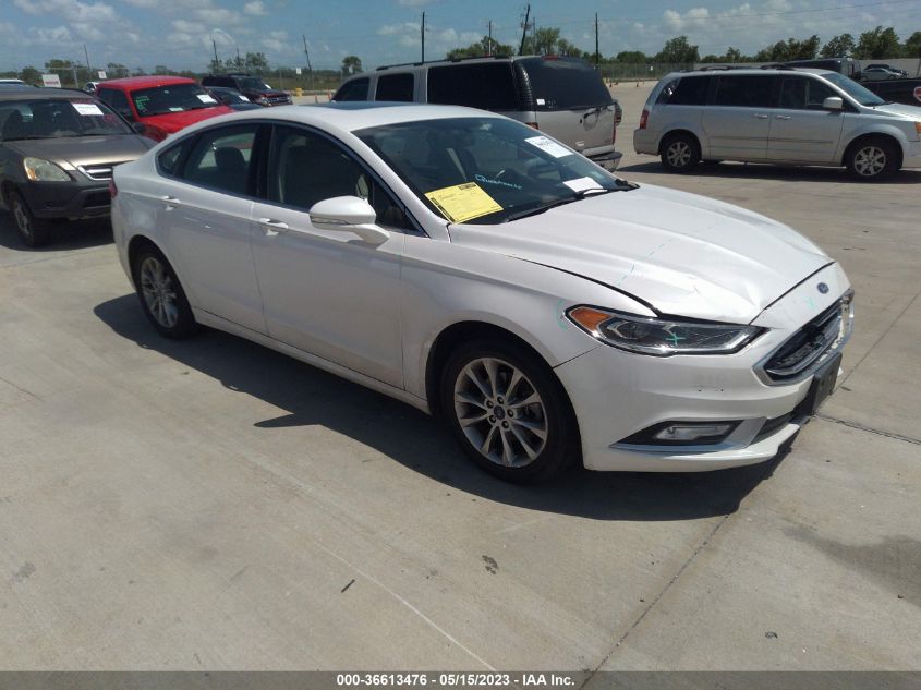 2017 FORD FUSION SE - 3FA6P0HD8HR321864