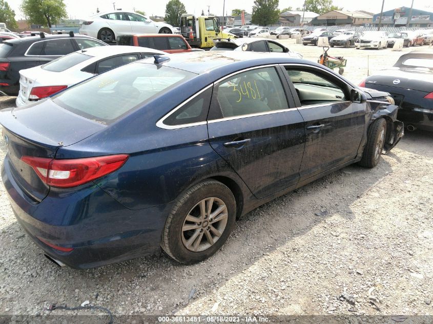 2015 HYUNDAI SONATA 2.4L SE - 5NPE24AF4FH023299