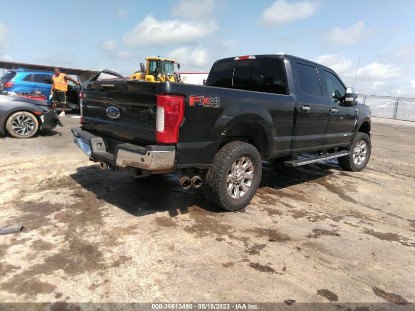 2017 FORD SUPER DUTY F-250 SRW LARIAT/PLATINUM - 1FT7W2BT4HEB16445