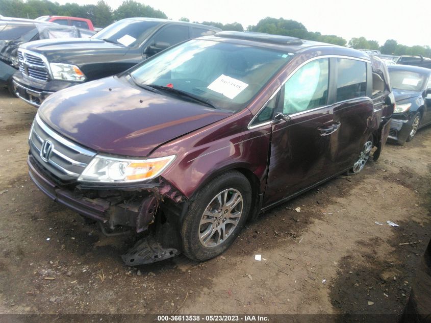 VIN 5FNRL5H65DB091956 2013 HONDA ODYSSEY no.2