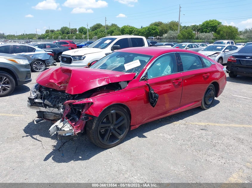 VIN 1HGCV1F35KA000628 2019 HONDA ACCORD SEDAN SPORT 1.5T