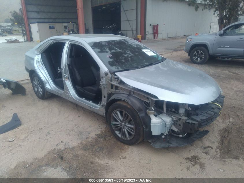 2016 TOYOTA CAMRY XLE/SE/LE/XSE - 4T1BF1FK0GU206925
