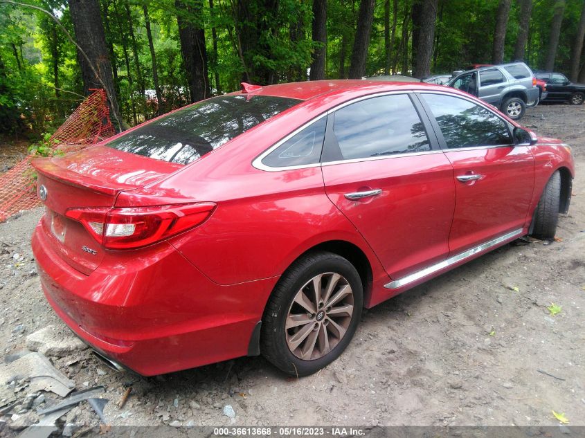 2017 HYUNDAI SONATA SPORT - 5NPE34AF4HH592881