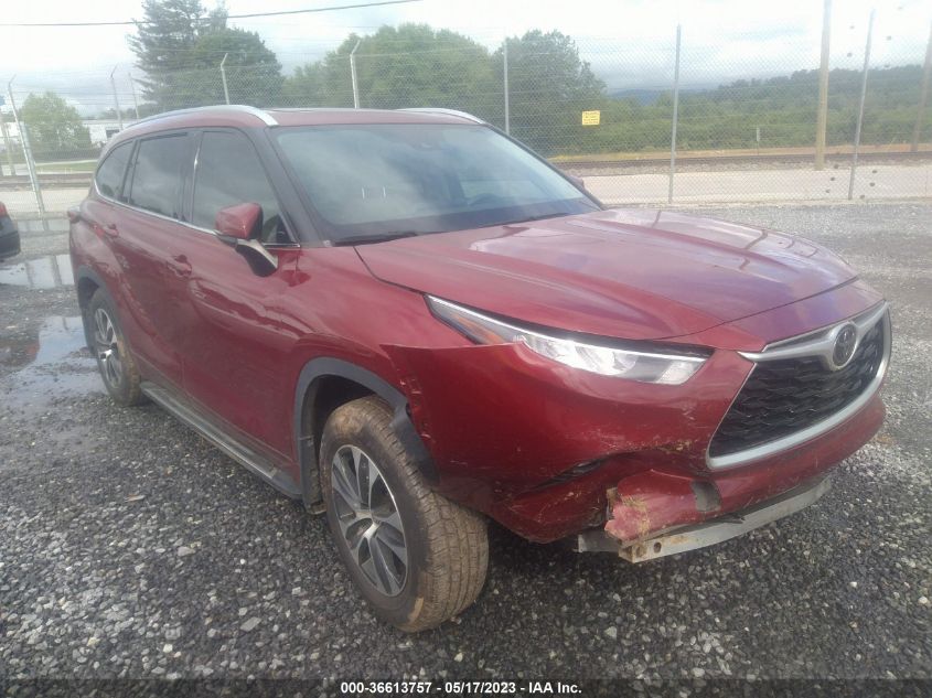 2020 TOYOTA HIGHLANDER XLE - 5TDHZRBH7LS507852