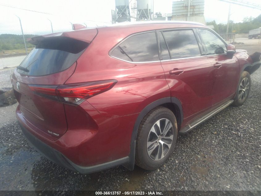 2020 TOYOTA HIGHLANDER XLE - 5TDHZRBH7LS507852