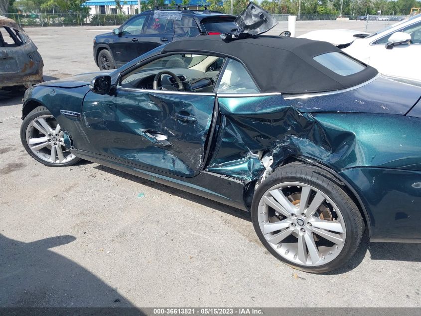 2013 JAGUAR XK SAJWA4GB6DLB49656