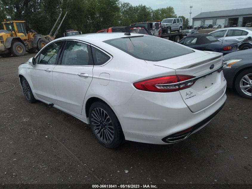 2018 FORD FUSION TITANIUM/PLATINUM - 3FA6P0D93JR126987