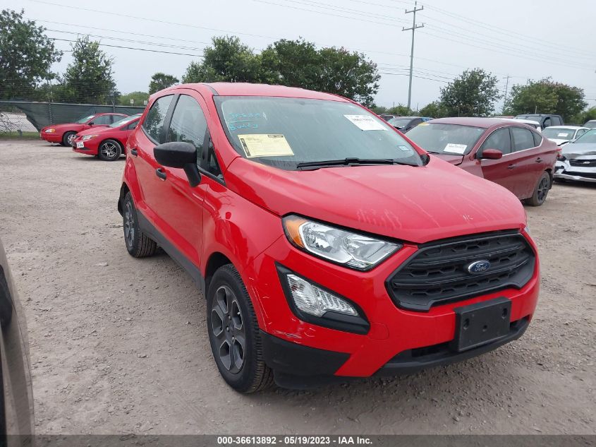 2020 FORD ECOSPORT S - MAJ3S2FE4LC378207
