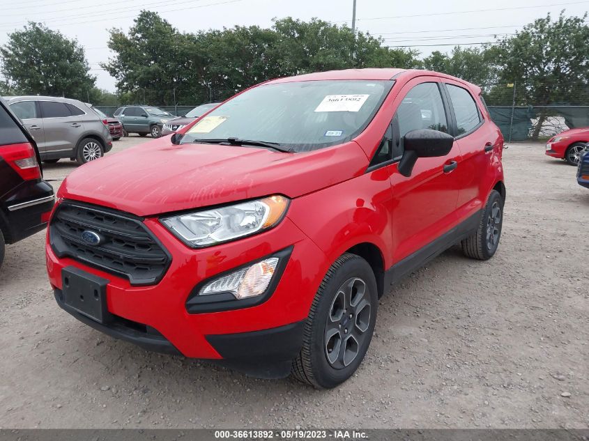 2020 FORD ECOSPORT S - MAJ3S2FE4LC378207