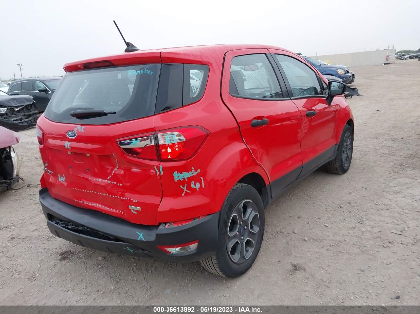 2020 FORD ECOSPORT S - MAJ3S2FE4LC378207