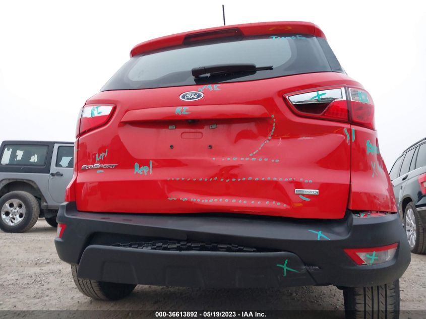 2020 FORD ECOSPORT S - MAJ3S2FE4LC378207