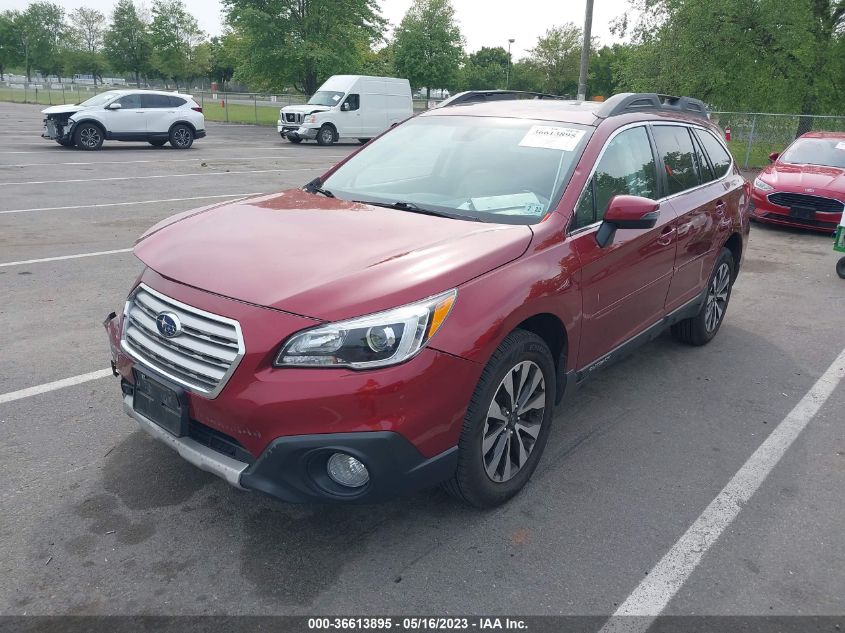 2017 SUBARU OUTBACK LIMITED - 4S4BSANC2H3349369