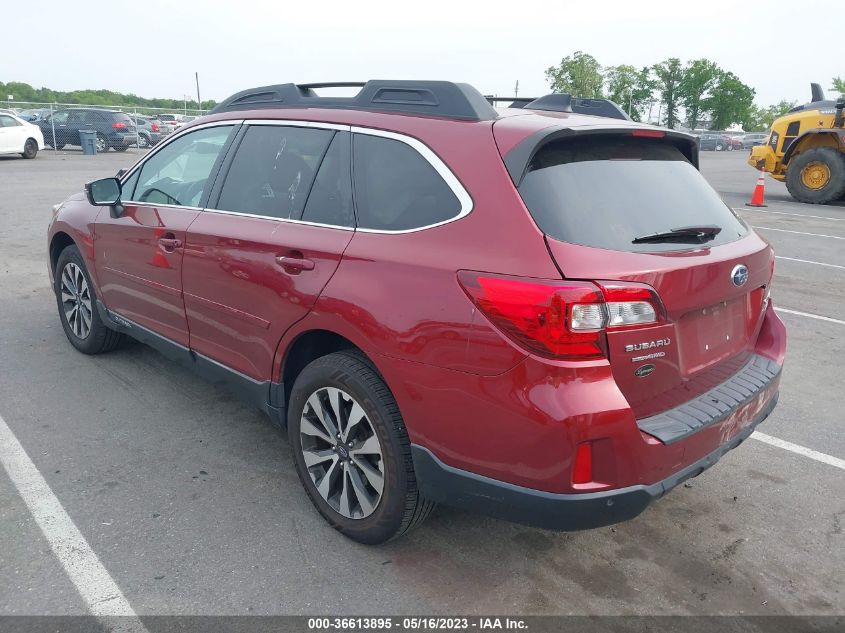 2017 SUBARU OUTBACK LIMITED - 4S4BSANC2H3349369