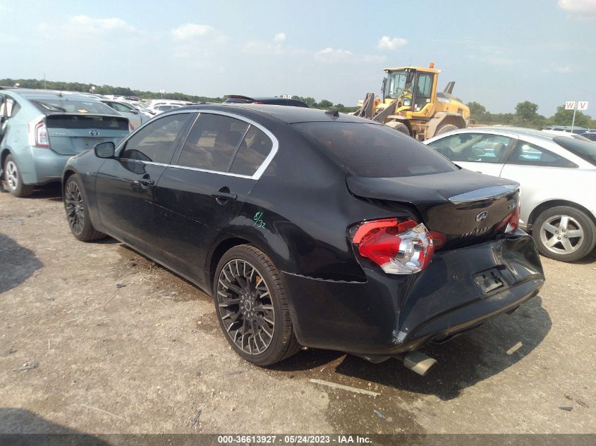2013 INFINITI G37 SEDAN X JN1CV6AR1DM770613