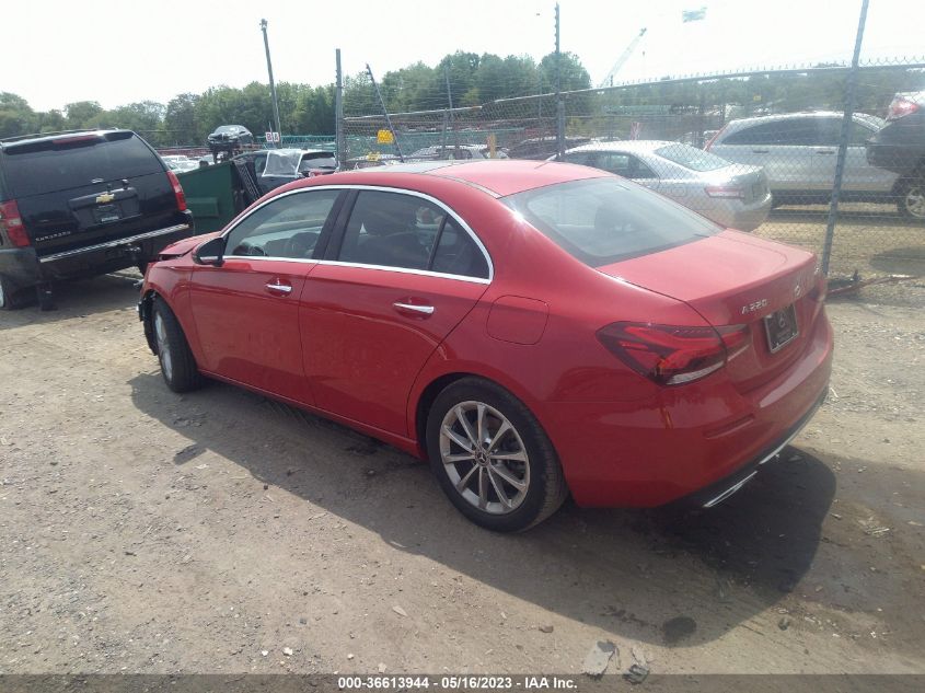 2020 MERCEDES-BENZ A-CLASS A 220 WDD3G4FB7LW037305
