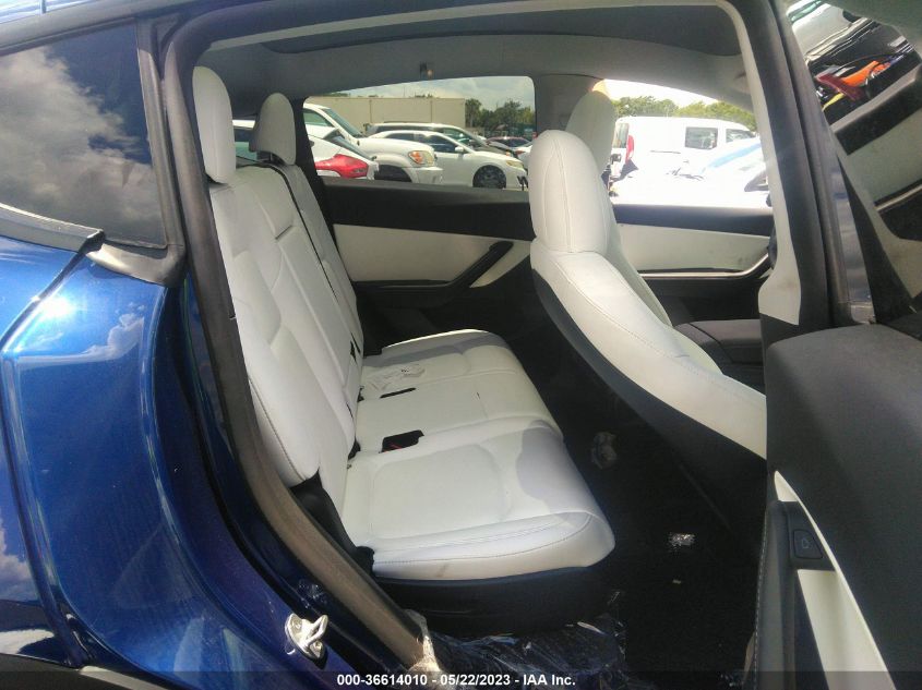 2022 TESLA MODEL Y LONG RANGE - 7SAYGAEE9NF425110