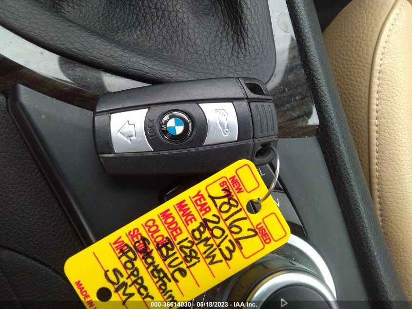 2013 BMW 1 SERIES 128I WBAUL7C56DVE87691