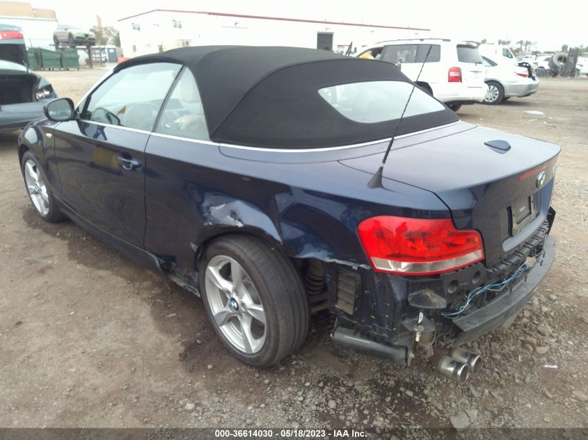 2013 BMW 1 SERIES 128I WBAUL7C56DVE87691