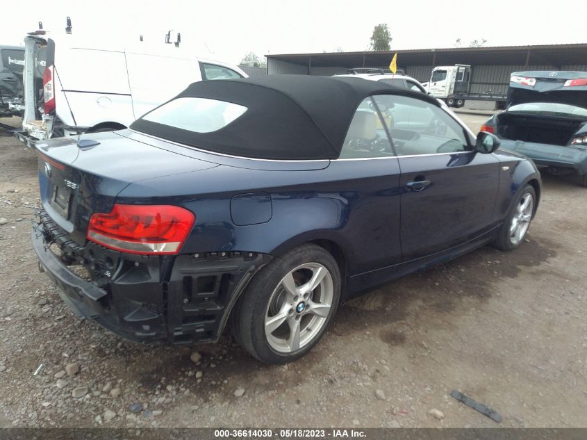 2013 BMW 1 SERIES 128I WBAUL7C56DVE87691