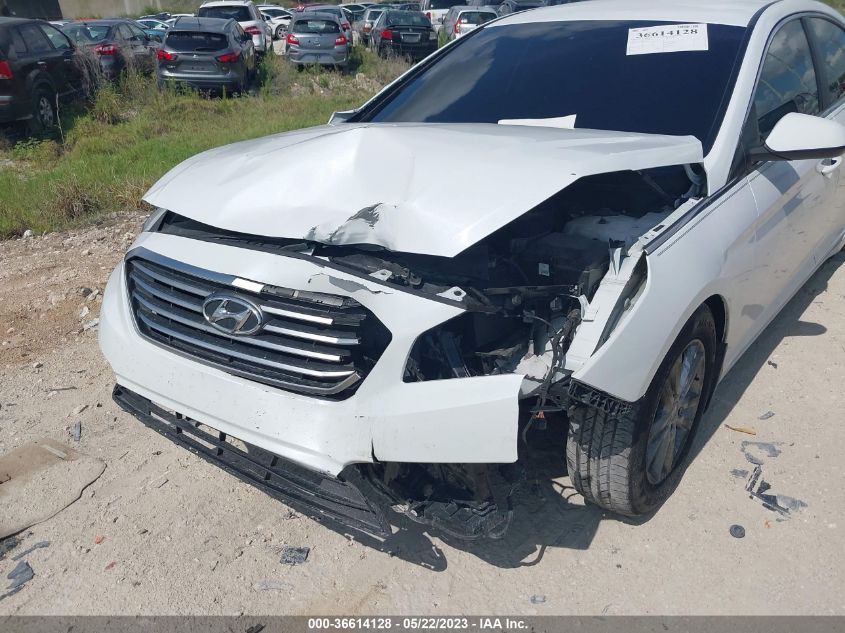 2015 HYUNDAI SONATA 2.4L SE - 5NPE24AF7FH147017