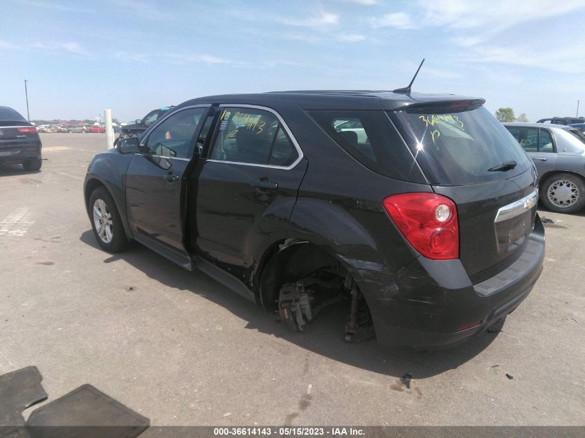 2013 CHEVROLET EQUINOX LS - 2GNALBEK8D1132765