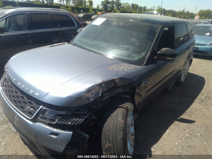 VIN SALWG2RU0KA875754 2019 LAND ROVER RANGE ROVER SPORT SE
