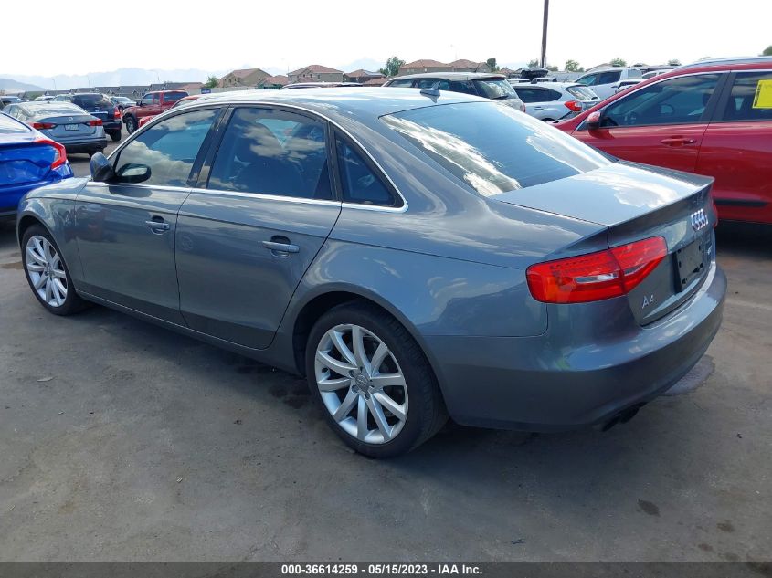 2013 AUDI A4 PREMIUM PLUS - WAUEFAFL7DA109158