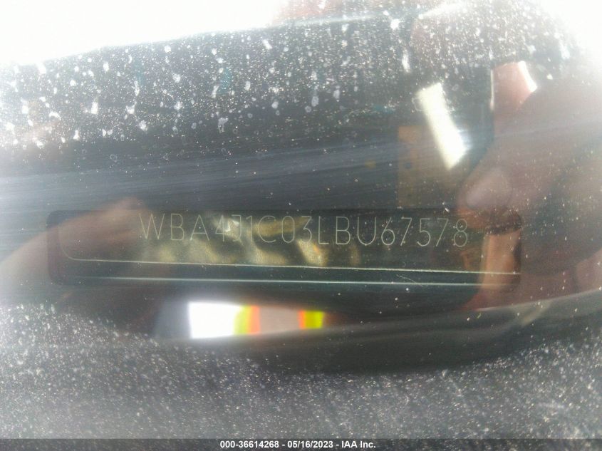 2020 BMW 4 SERIES 430I - WBA4J1C03LBU67578