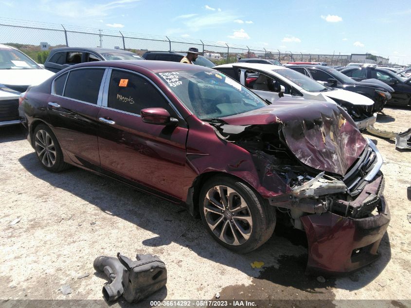 2014 HONDA ACCORD SEDAN SPORT - 1HGCR2F54EA124695