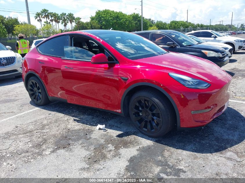 5YJYGDEFXLF000709 TESLA MODEL Y LONG RANGE/PERFORMANCE 2020