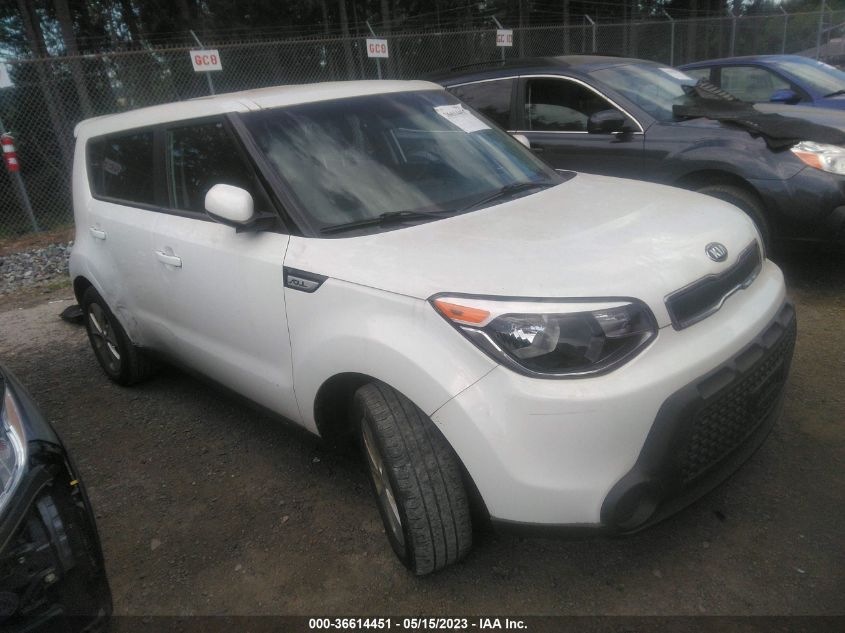 2016 KIA SOUL BASE - KNDJN2A20G7324357