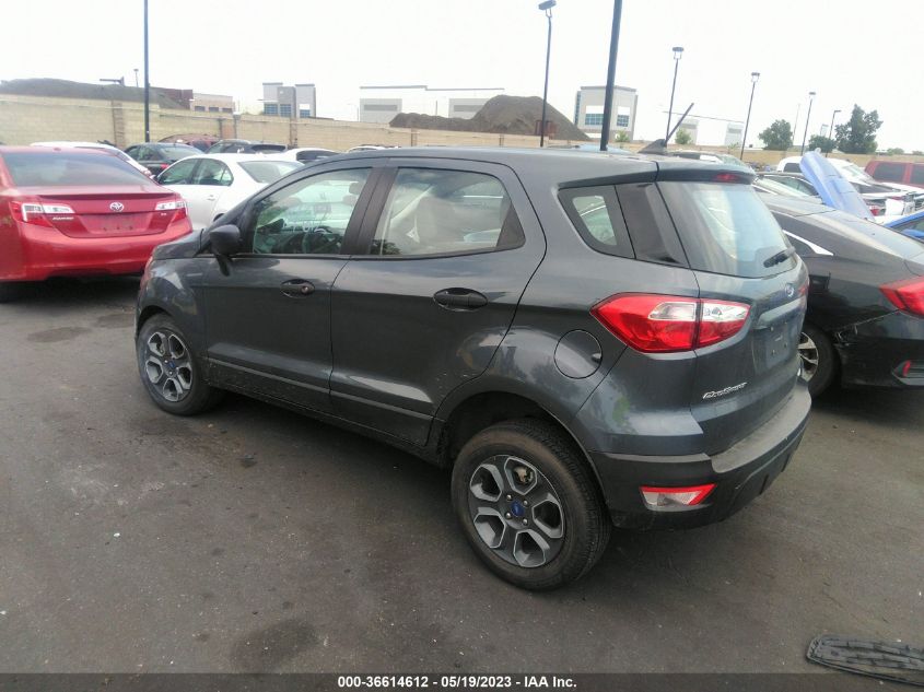2021 FORD ECOSPORT S - MAJ6S3FL0MC433142