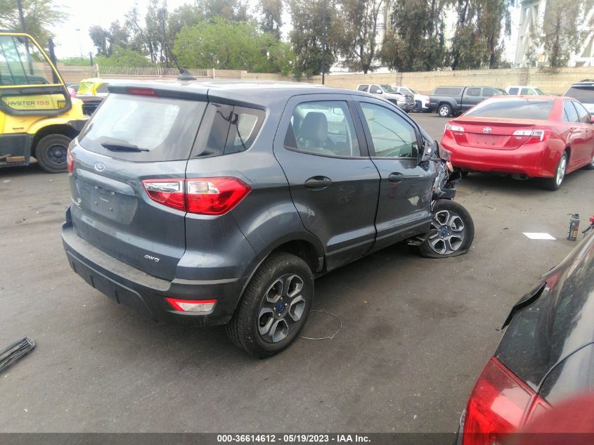2021 FORD ECOSPORT S - MAJ6S3FL0MC433142
