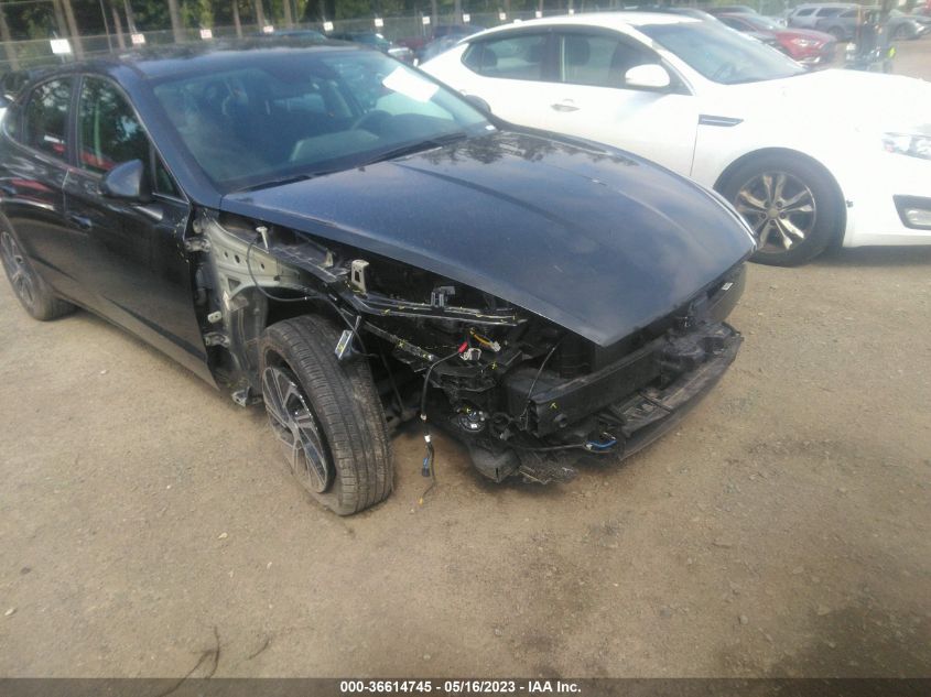 2021 HYUNDAI SONATA HYBRID BLUE - KMHL24JJ2MA029288