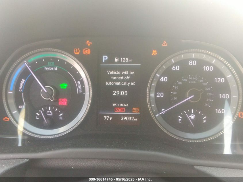 2021 HYUNDAI SONATA HYBRID BLUE - KMHL24JJ2MA029288