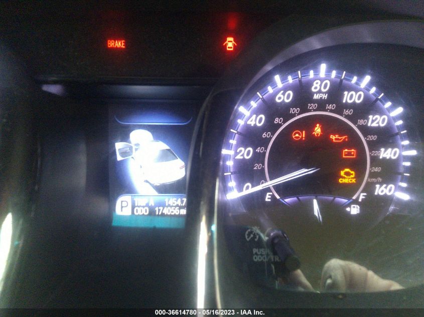 2013 TOYOTA AVALON XLE/LIMITED - 4T1BK1EB0DU002571