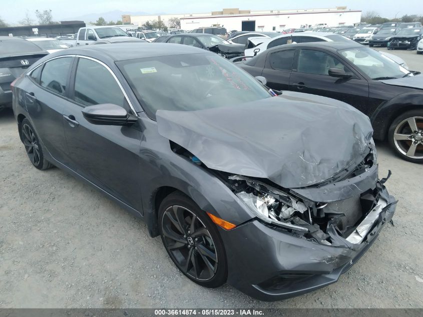 2019 HONDA CIVIC SEDAN SPORT - 2HGFC2F80KH513159