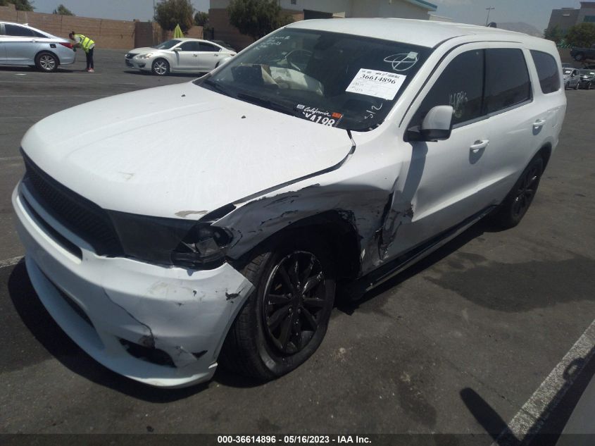 2019 DODGE DURANGO SXT - 1C4RDHAG0KC803253