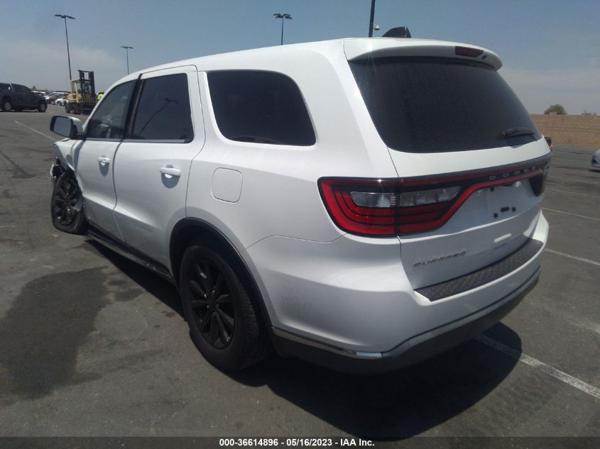 2019 DODGE DURANGO SXT - 1C4RDHAG0KC803253