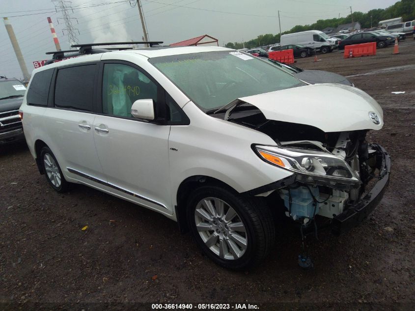 2017 TOYOTA SIENNA XLE - 5TDDZ3DC7HS168370
