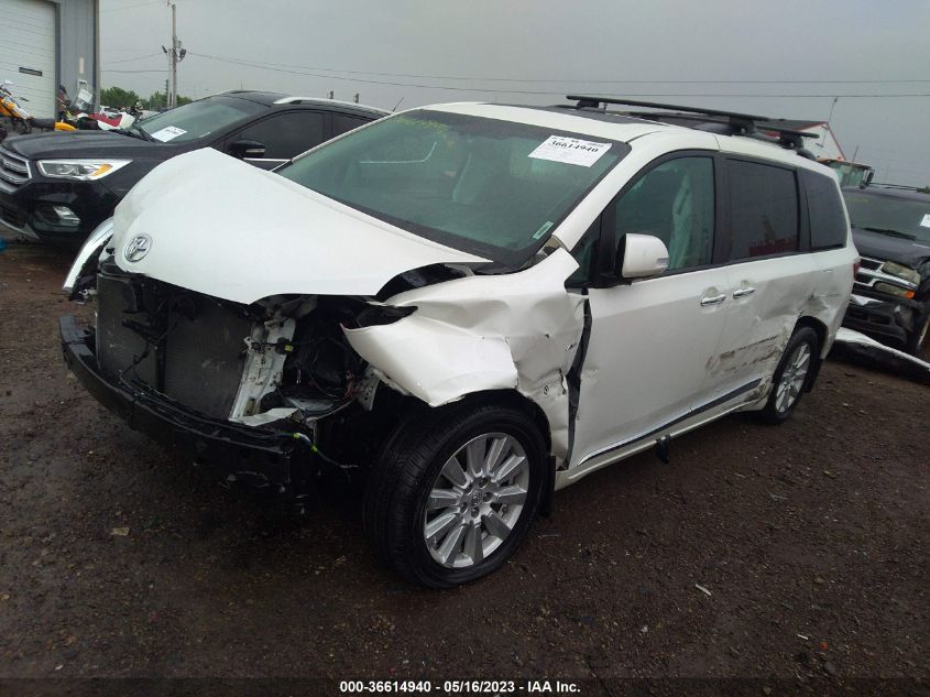 2017 TOYOTA SIENNA XLE - 5TDDZ3DC7HS168370