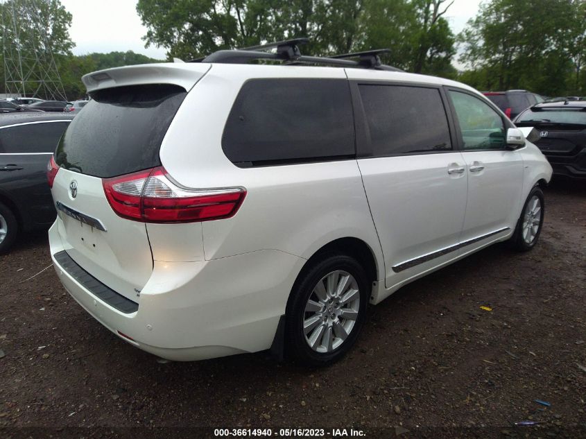 2017 TOYOTA SIENNA XLE - 5TDDZ3DC7HS168370