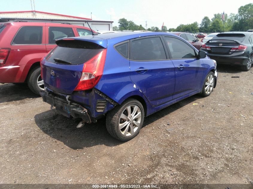 2013 HYUNDAI ACCENT SE - KMHCU5AE4DU121374