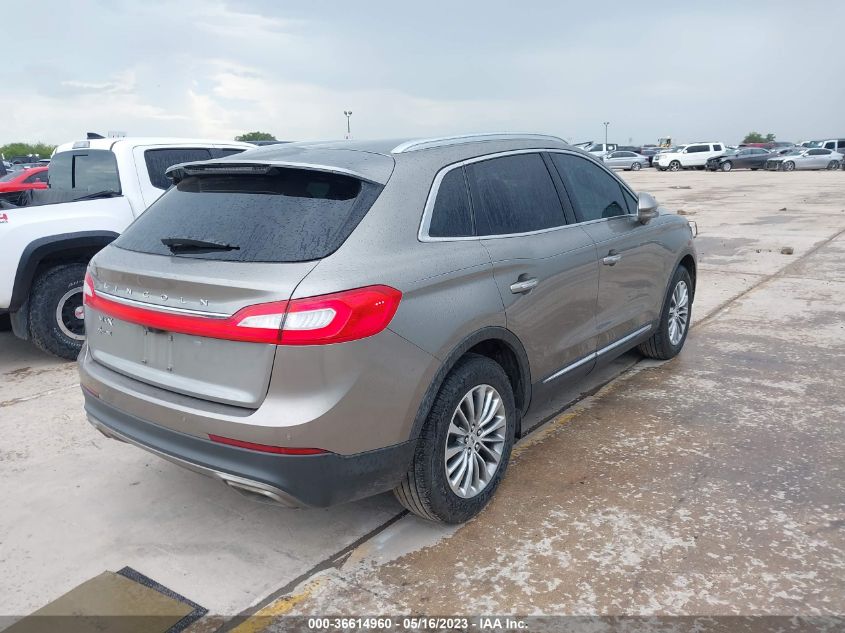 2017 LINCOLN MKX SELECT - 2LMPJ6KRXHBL18499