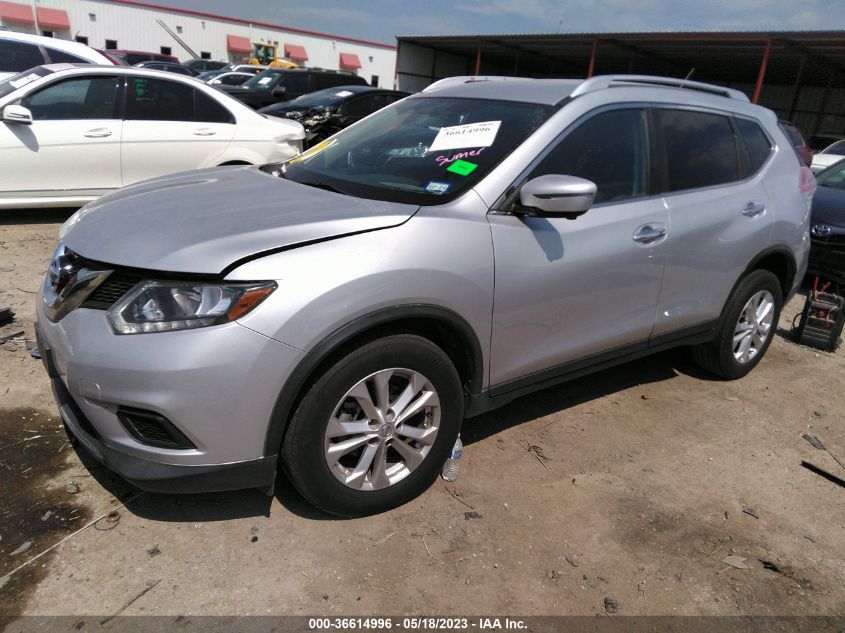 2016 NISSAN ROGUE SV - KNMAT2MT4GP665027