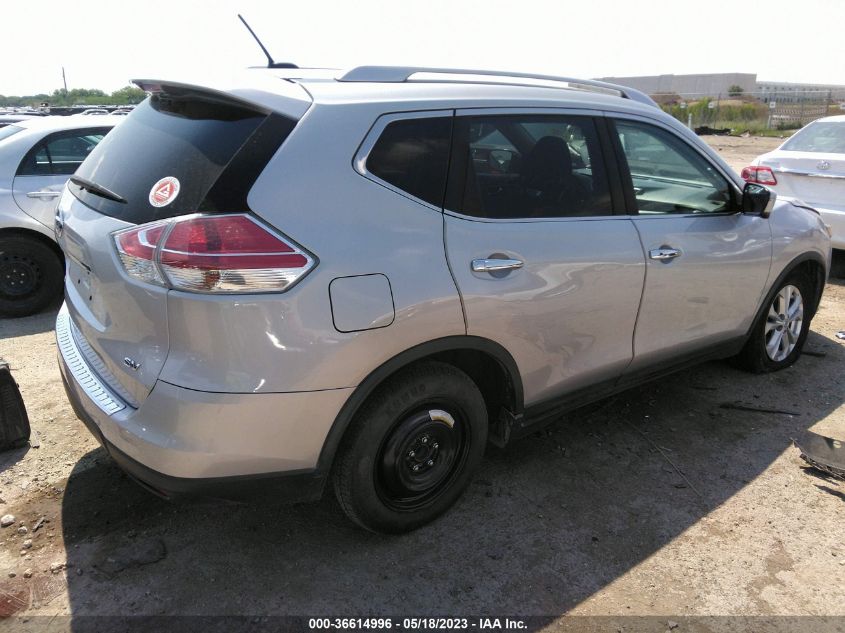 2016 NISSAN ROGUE SV - KNMAT2MT4GP665027