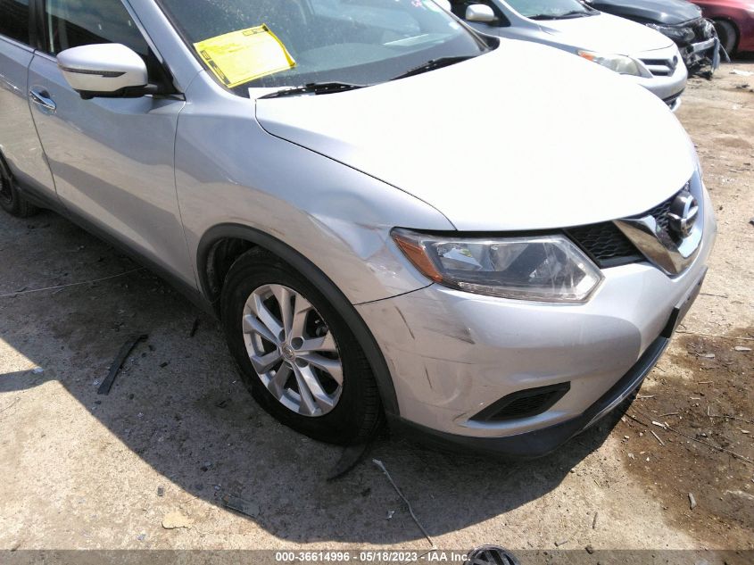 2016 NISSAN ROGUE SV - KNMAT2MT4GP665027