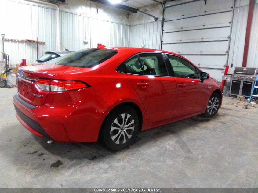 2020 TOYOTA COROLLA HYBRID LE - JTDEBRBE4LJ026418